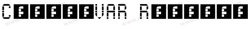 CystalVAR Regular字体转换
